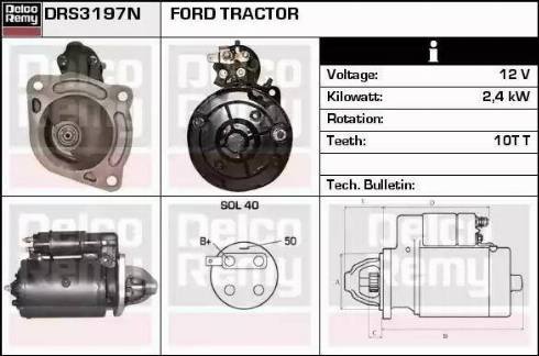 Remy DRS3197N - Motorino d'avviamento autozon.pro