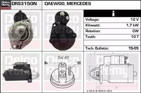 Remy DRS3150N - Motorino d'avviamento autozon.pro