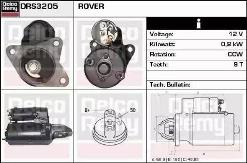 Remy DRS3205 - Motorino d'avviamento autozon.pro