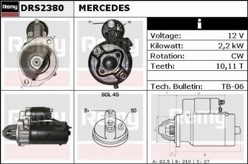 Remy DRS2380X - Motorino d'avviamento autozon.pro