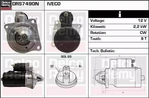 Remy DRS7490N - Motorino d'avviamento autozon.pro