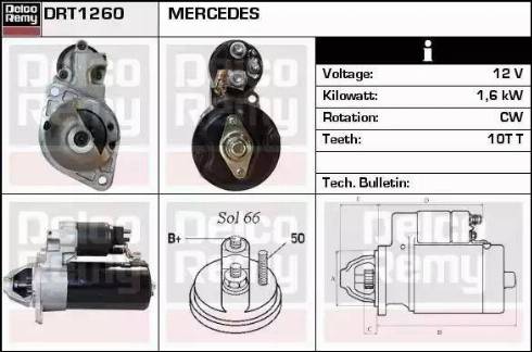 Remy DRT1260 - Motorino d'avviamento autozon.pro