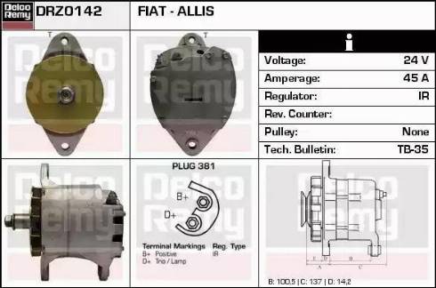 Remy DRZ0142 - Alternatore autozon.pro