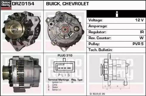Remy DRZ0154 - Alternatore autozon.pro