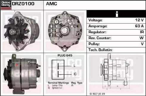 Remy DRZ0100 - Alternatore autozon.pro