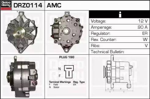 Remy DRZ0114 - Alternatore autozon.pro