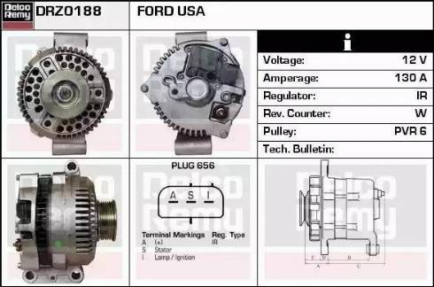 Remy DRZ0188 - Alternatore autozon.pro