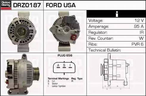 Remy DRZ0187 - Alternatore autozon.pro