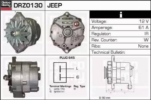 Remy DRZ0130 - Alternatore autozon.pro