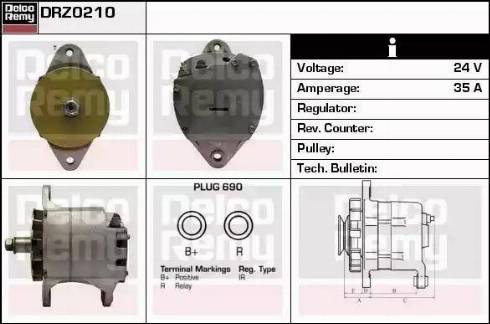 Remy DRZ0210 - Alternatore autozon.pro