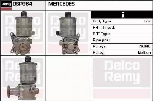 Remy DSP964 - Pompa idraulica, Sterzo autozon.pro