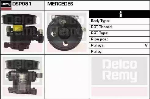 Remy DSP981 - Pompa idraulica, Sterzo autozon.pro