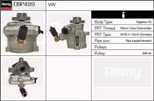 Remy DSP499 - Pompa idraulica, Sterzo autozon.pro