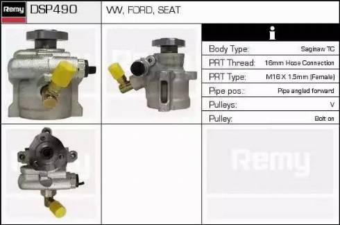 Remy DSP490 - Pompa idraulica, Sterzo autozon.pro