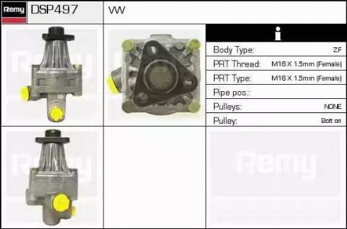 Remy DSP497 - Pompa idraulica, Sterzo autozon.pro