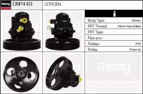 Remy DSP449 - Pompa idraulica, Sterzo autozon.pro