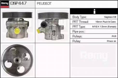 Remy DSP447 - Pompa idraulica, Sterzo autozon.pro