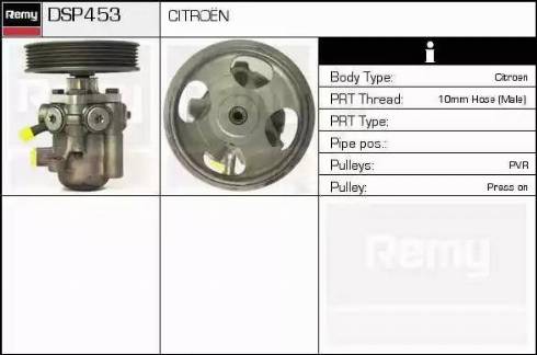 Remy DSP453 - Pompa idraulica, Sterzo autozon.pro