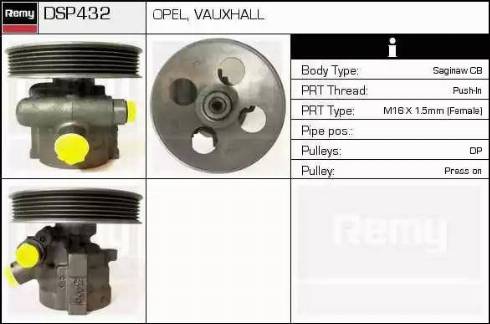 Remy DSP432 - Pompa idraulica, Sterzo autozon.pro