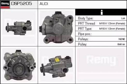 Remy DSP5205 - Pompa idraulica, Sterzo autozon.pro