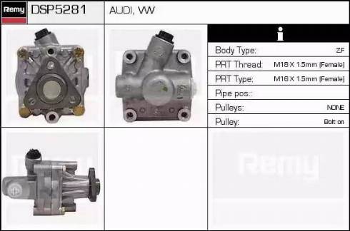 Remy DSP5281 - Pompa idraulica, Sterzo autozon.pro