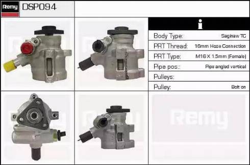 Remy DSP094 - Pompa idraulica, Sterzo autozon.pro