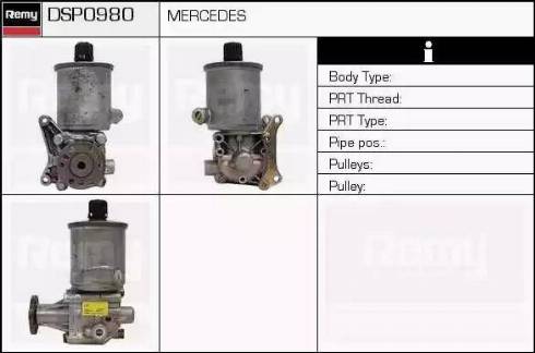 Remy DSP0980 - Pompa idraulica, Sterzo autozon.pro