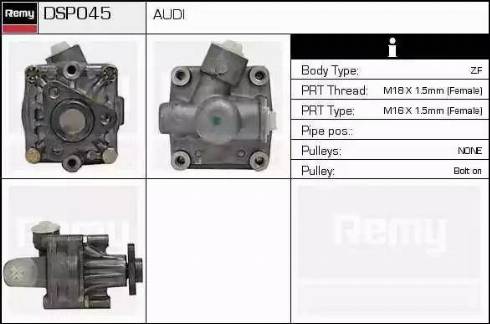 Remy DSP045 - Pompa idraulica, Sterzo autozon.pro