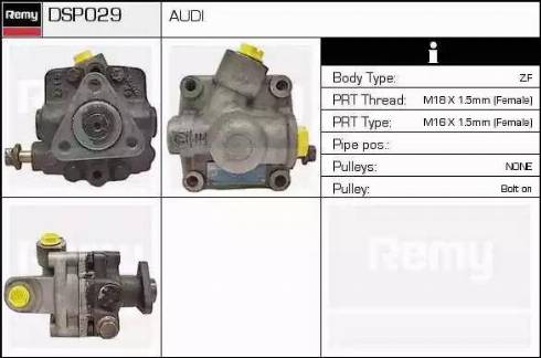 Remy DSP029 - Pompa idraulica, Sterzo autozon.pro