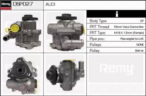 Remy DSP027 - Pompa idraulica, Sterzo autozon.pro