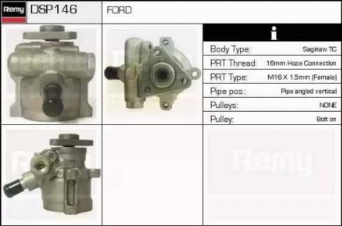 Remy DSP146 - Pompa idraulica, Sterzo autozon.pro