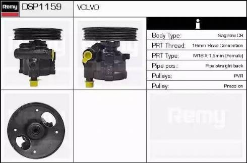 Remy DSP1159 - Pompa idraulica, Sterzo autozon.pro