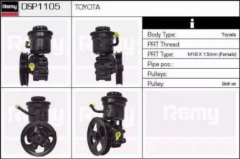 Remy DSP1105 - Pompa idraulica, Sterzo autozon.pro