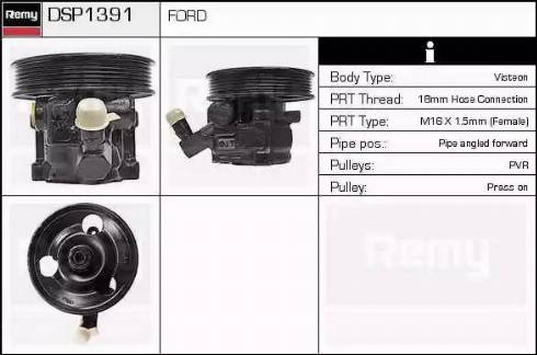 Remy DSP1391 - Pompa idraulica, Sterzo autozon.pro