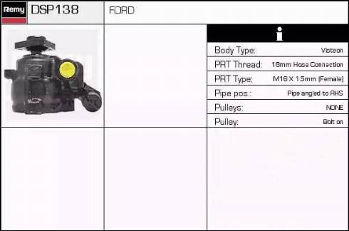 Remy DSP138 - Pompa idraulica, Sterzo autozon.pro