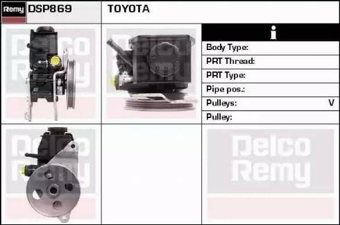 Remy DSP869 - Pompa idraulica, Sterzo autozon.pro