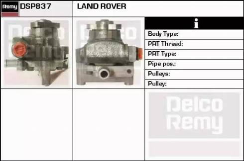 Remy DSP837 - Pompa idraulica, Sterzo autozon.pro