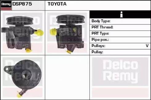 Remy DSP875 - Pompa idraulica, Sterzo autozon.pro