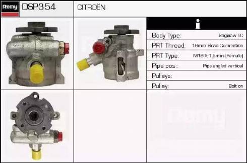 Remy DSP354 - Pompa idraulica, Sterzo autozon.pro