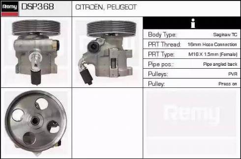 Remy DSP368 - Pompa idraulica, Sterzo autozon.pro