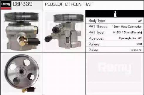 Remy DSP339 - Pompa idraulica, Sterzo autozon.pro