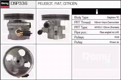 Remy DSP336 - Pompa idraulica, Sterzo autozon.pro