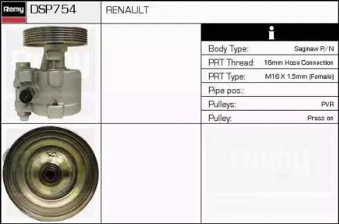 Remy DSP754 - Pompa idraulica, Sterzo autozon.pro