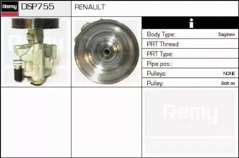 Remy DSP755 - Pompa idraulica, Sterzo autozon.pro