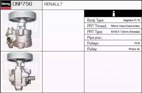 Remy DSP756 - Pompa idraulica, Sterzo autozon.pro