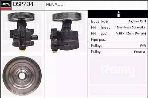 Remy DSP704 - Pompa idraulica, Sterzo autozon.pro