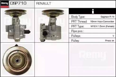 Remy DSP710 - Pompa idraulica, Sterzo autozon.pro