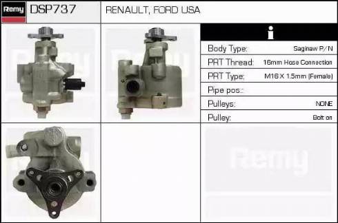 Remy DSP737 - Pompa idraulica, Sterzo autozon.pro