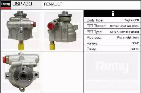 Remy DSP720 - Pompa idraulica, Sterzo autozon.pro