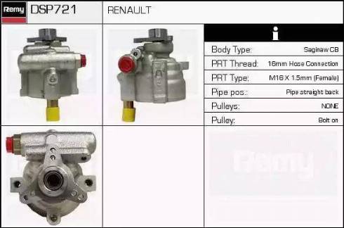 Remy DSP721 - Pompa idraulica, Sterzo autozon.pro